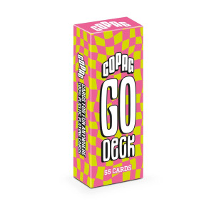 Copag Go Deck 100% Plastic Travel Playing Cards Regular Index (Chess Design)