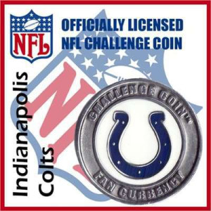 Poker Protector Card Guard Cover : NFL Indianapolis Colts