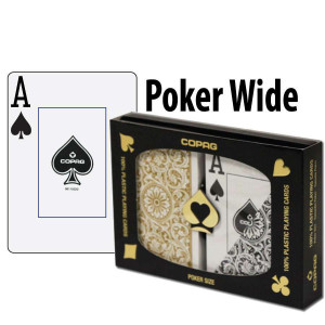 Copag Playing Cards Elite Poker Black/Gold Jumbo Index