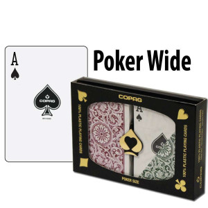 Copag Playing Cards Elite Poker Green/Burgundy Regular Index