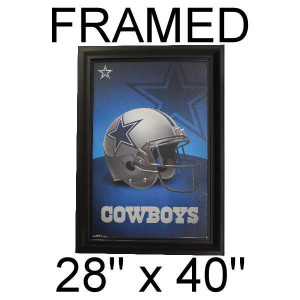 Poker Room art decor Framed Art  : Dallas Cowboys