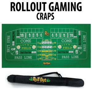 Roll Out Rubber Foam Table Top - Craps