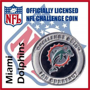 Poker Protector Card Guard Cover : NFL Miami Dolphins