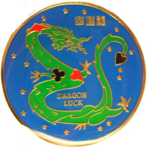 Poker Protector Card Guard Cover : Dragon Luck