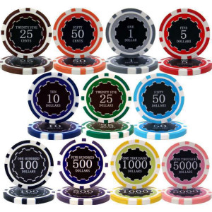 Eclipse Poker Chips 14g Non-Holographic Chips : Sold by the roll