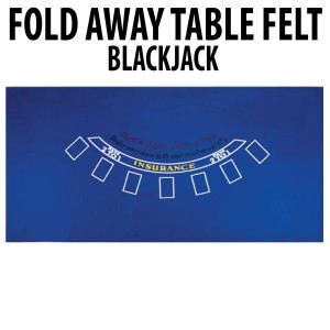 Blackjack Table Felt : Blue