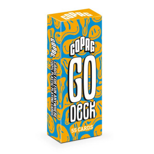 Copag Go Deck 100% Plastic Travel Playing Cards Regular Index (Smiles Design)