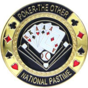 Poker Protector Card Guard Cover in Capsule :  National Pastime