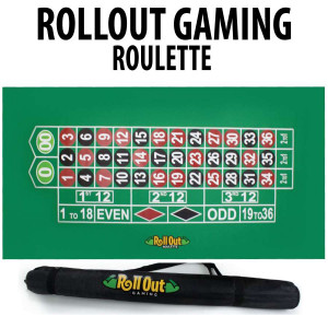 Roll Out Rubber Foam Table Top - Roulette
