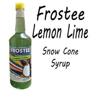 Snow Cone Syrup - Lemon Lime 1 QT Bottle