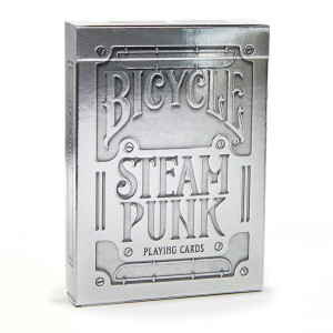 Bicycle Playing Cards Silver Steampunk