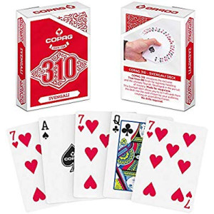 Copag 310 Svengali Trick Deck Paper Poker Size Regular Index Single Deck (Red)