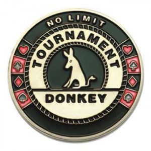 Poker Protector Card Guard Cover in Capsule :  Tournament Donkey 