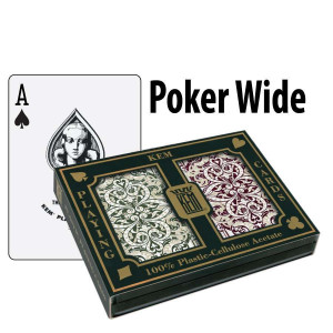 Kem Playing Cards Jacquard Poker Wide Regular 