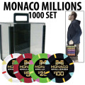 Monaco Millions Poker Chips 1000pc with carrier