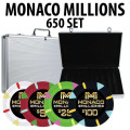 Monaco Millions Poker Chip 650 piece set
