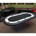 Black Racetrack Poker Table showroom