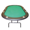 Green Folding Poker Table Size
