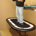 Black Racetrack Poker Table standing