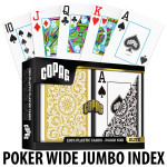 Copag Playing Cards Elite Poker Black/Gold Jumbo Index