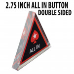 2.75 inch Triangle Poker Stars Acrylic Double Sided All In Button