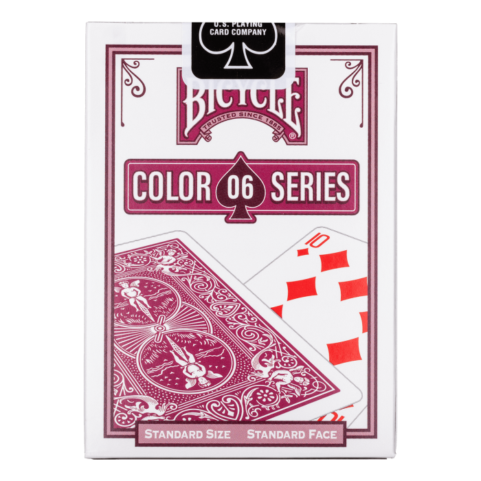 Bicycle Playing Cards 6 Deck Color Series Burgundy Special Buy 