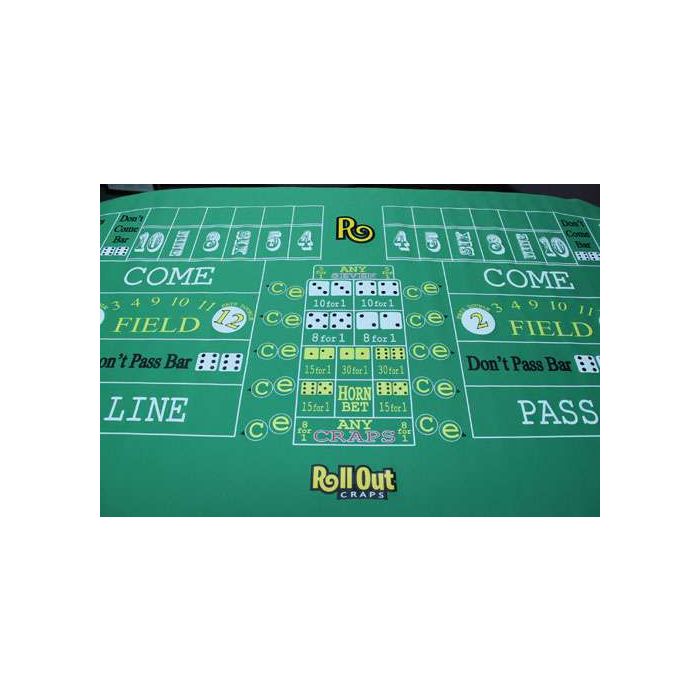 Roll Out Rubber Foam Table Top - Craps