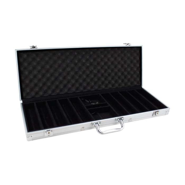 Cash Club 500 Poker Chip Set With Aluminum case