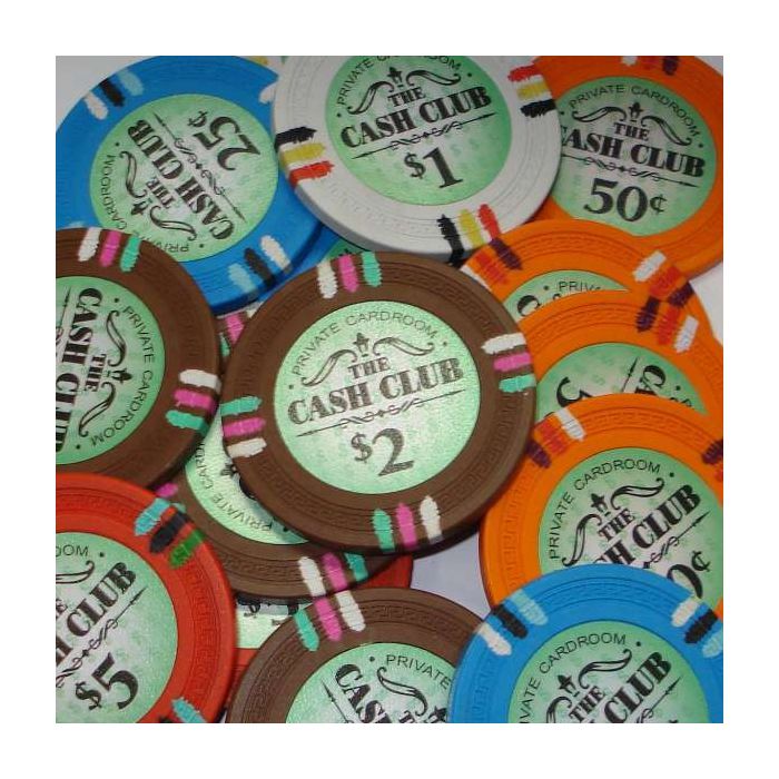 Cash Club 500 Poker Chip Set With Aluminum case