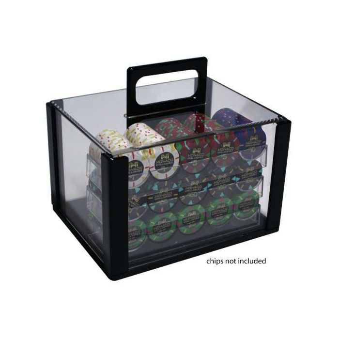 Monaco Millions 600 Poker Chip Set with Acrylic Carrier