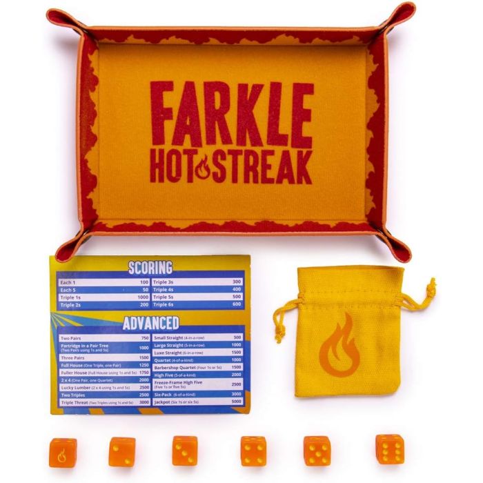 Farkle Hot Streak Dice Game Set - New Edition!