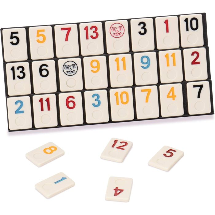 Okey Rummy Rummikub: The Turkish Tile Game - Rummy-Style Draw & Discard Family Board Game