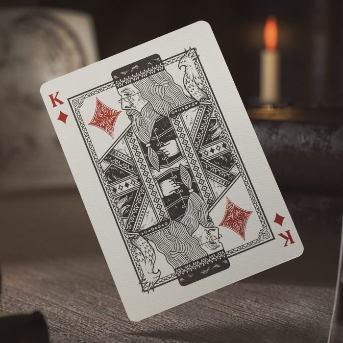 Harry Potter Playing Cards Limited Edition Premium Series Poker Collectible Deck by Theory11 (Red-Gryffindor)