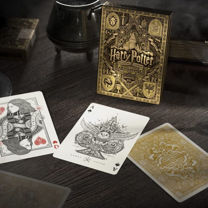 Harry Potter Playing Cards Limited Edition Premium Series Poker Collectible Deck by Theory11 (Yellow-Hufflepuff)