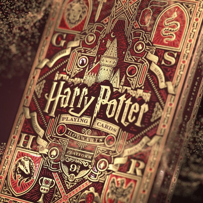 Harry Potter Playing Cards Limited Edition Premium Series Poker Collectible Deck by Theory11 (Red-Gryffindor)