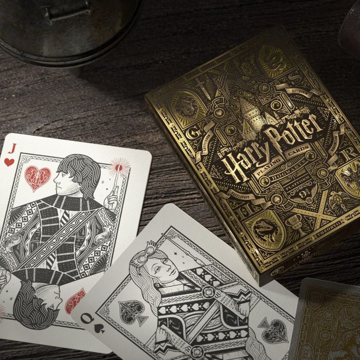 Harry Potter Playing Cards Limited Edition Premium Series Poker Collectible Deck by Theory11 (Yellow-Hufflepuff)