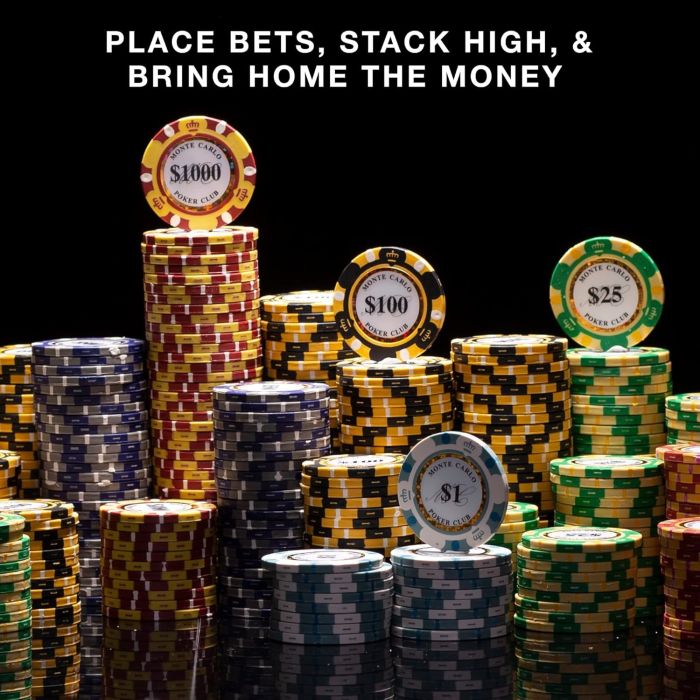 Monte Carlo Poker Chips : 14g Chips : Sold by the roll