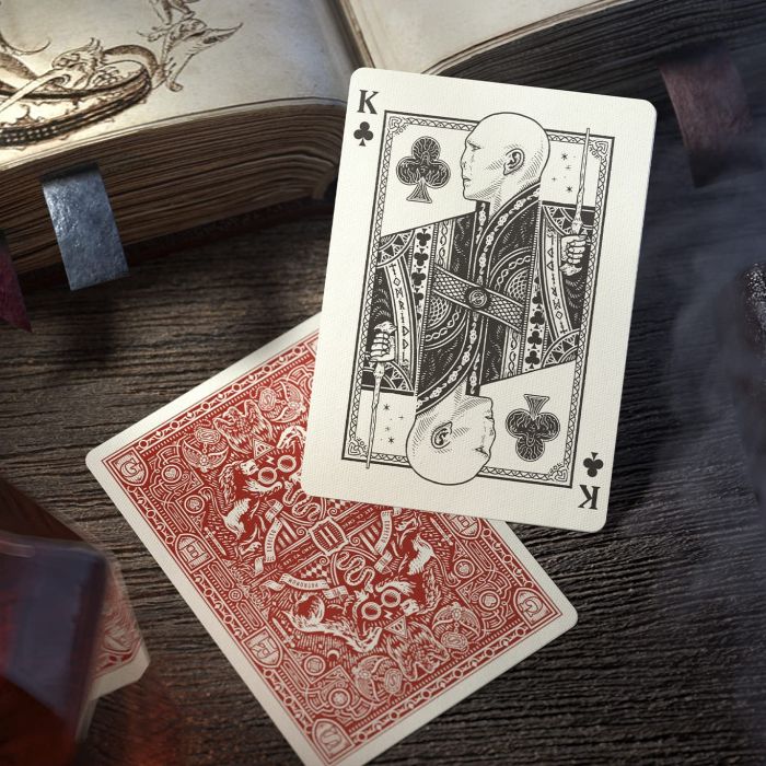 Harry Potter Playing Cards Limited Edition Premium Series Poker Collectible Deck by Theory11 (Red-Gryffindor)