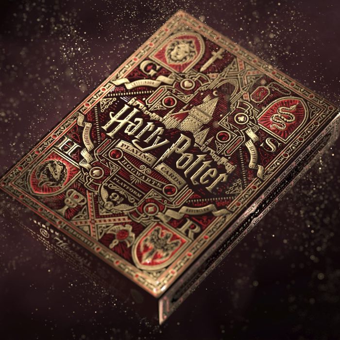 Harry Potter Playing Cards Limited Edition Premium Series Poker Collectible Deck by Theory11 (Red-Gryffindor)