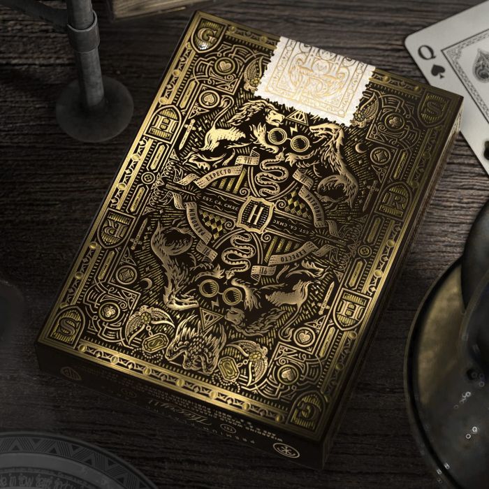Harry Potter Playing Cards Limited Edition Premium Series Poker Collectible Deck by Theory11 (Yellow-Hufflepuff)