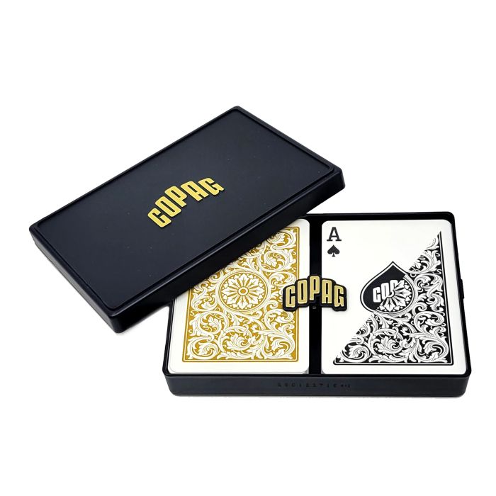 Copag Playing Cards Elite Poker Black/Gold Regular Index