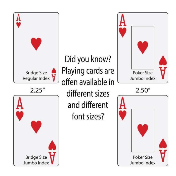 Kem Playing Cards Arrow Poker Wide Regular Red/Blue