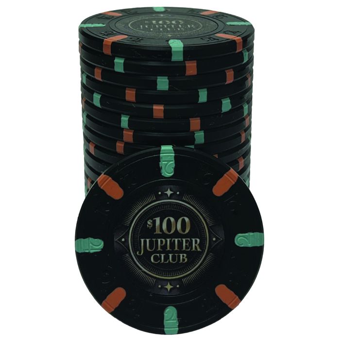 Jupiter 43mm  Poker Chips : 11g Chips : Sold by the roll