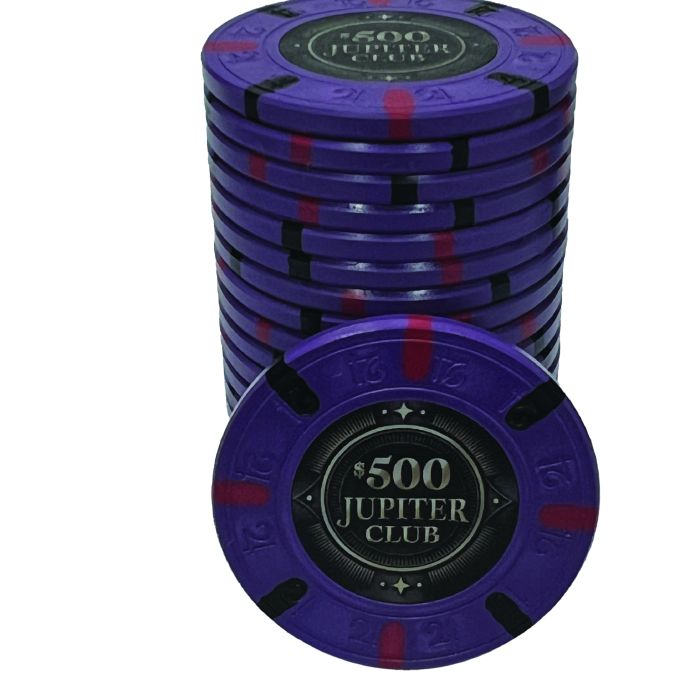 Jupiter 43mm  Poker Chips : 11g Chips : Sold by the roll