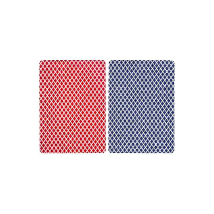 BEE Plastic Coated Cards : 24 Decks Red & Blue