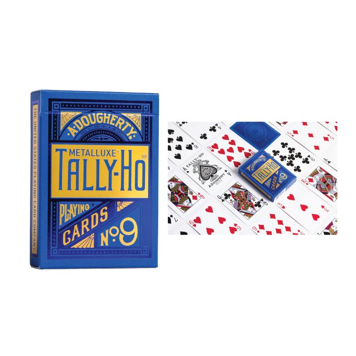 Tally-Ho Playing Cards Metalluxe 2 Deck Bundle 