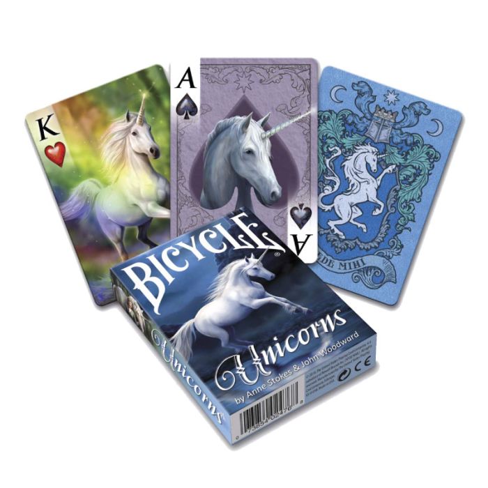Bicycle Playing Cards ANNE STOKES Unicorn