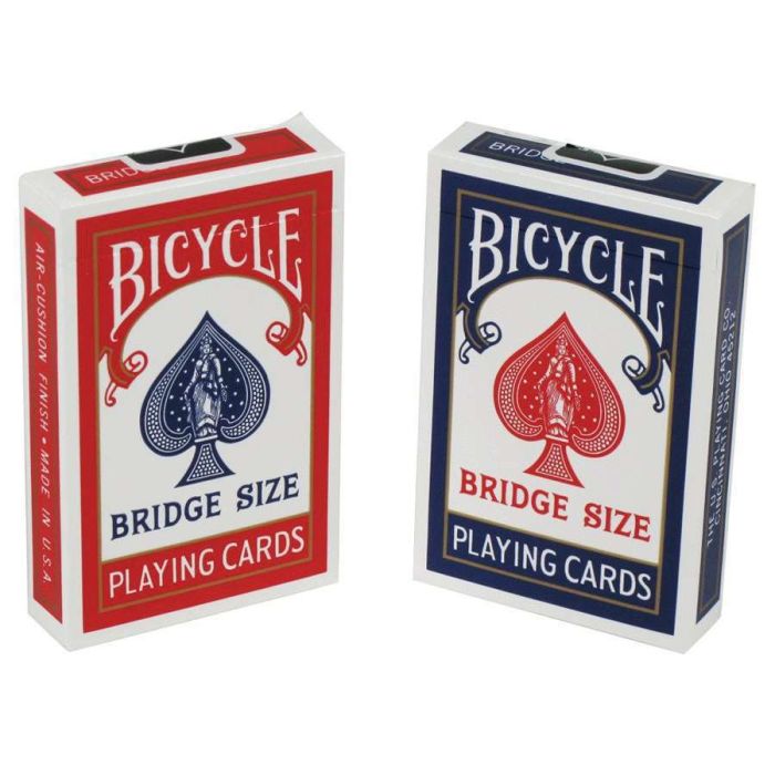 Bicycle BRIDGE SIZE Playing Cards 24 Decks Red & Blue Standard