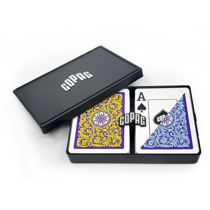 Copag Playing Cards Neoteric Poker Purple/Yellow Jumbo Index