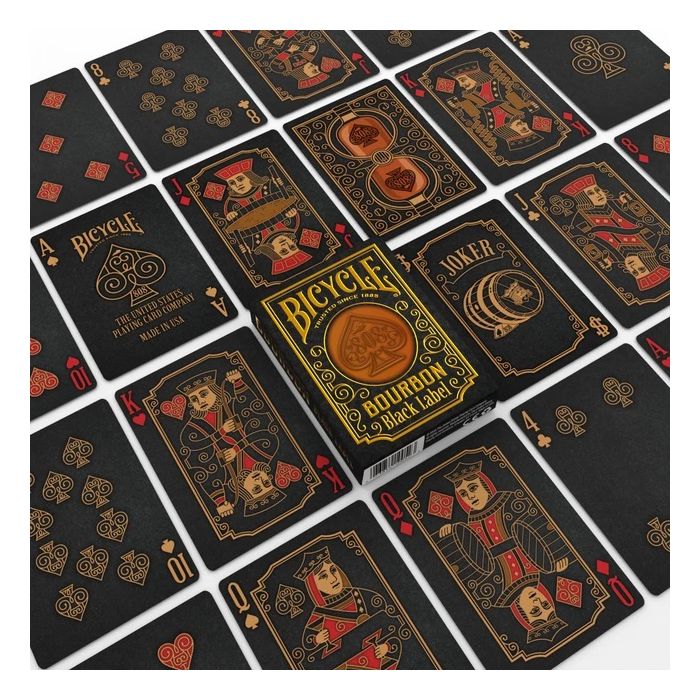 Bicycle Playing Cards Bourbon, Black Label Playing Cards
